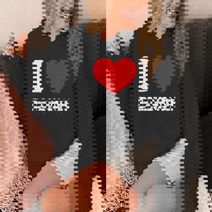 I Love Damon I Heart Damon 面白い名前 Damon パーカー