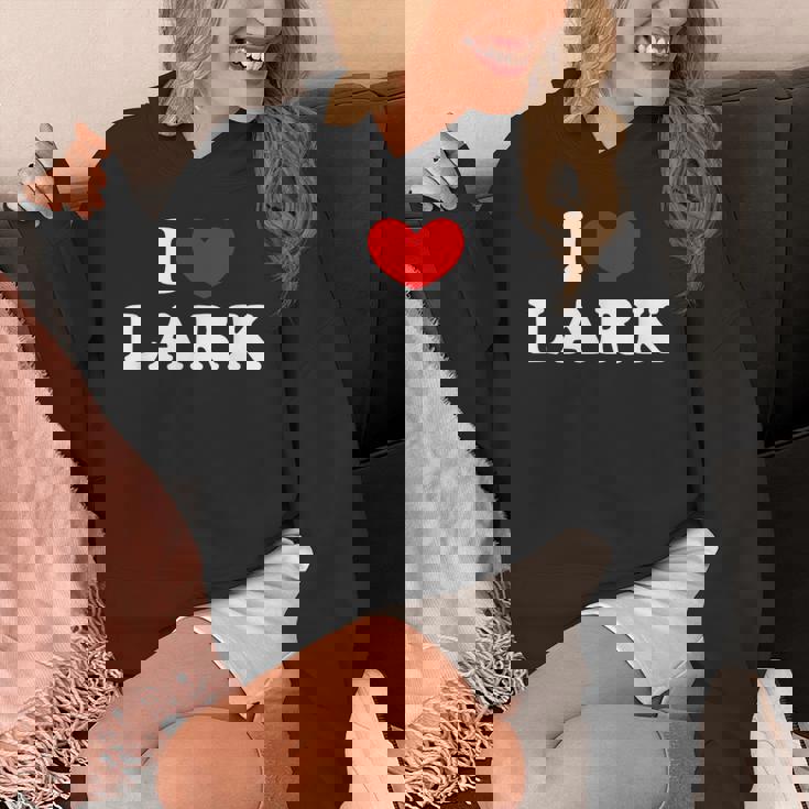 I Love Lark 私は愛する Lark パーカー