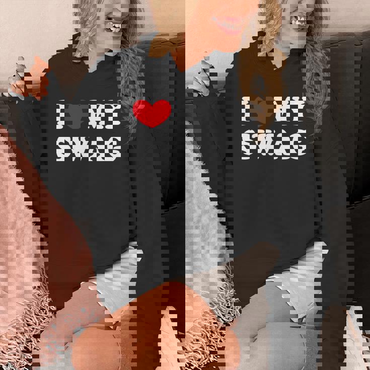 I Love Mywag アイ・ラブ・マイ・スワッグ、アイ・ハート・マイ・スワッグ 長袖tシャツ パーカー