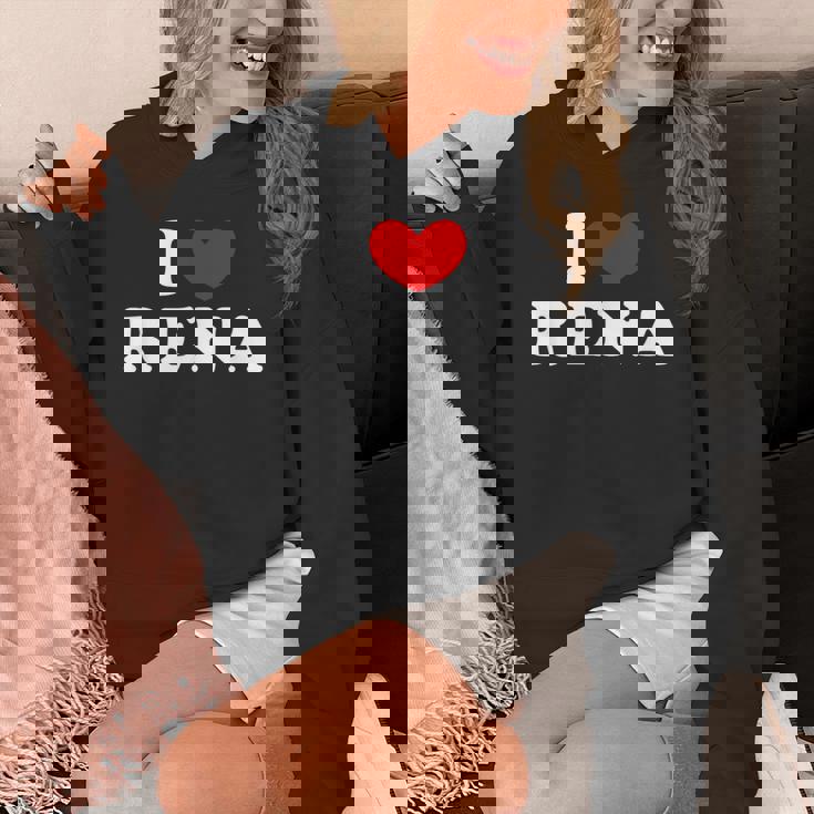 I Love Rena 私は愛する Rena パーカー