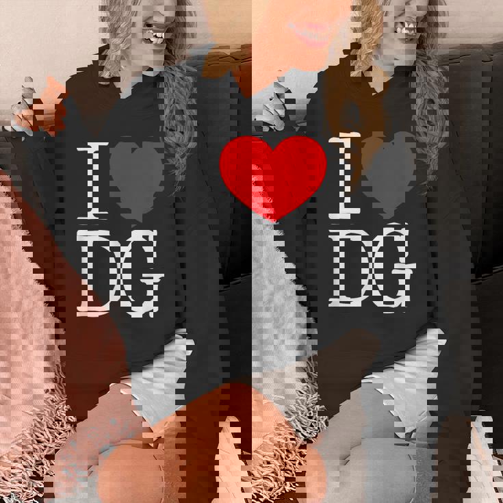 I Love ハート Dg パーカー