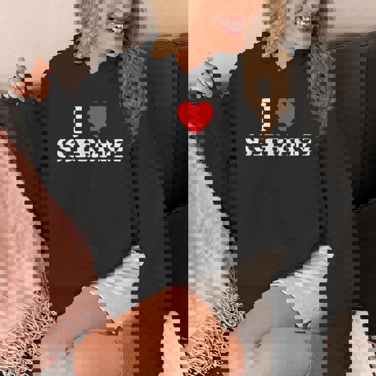 I Love ハート シュランツ ドイツテクノ Edm フェスティバル ダブステップ パーカー