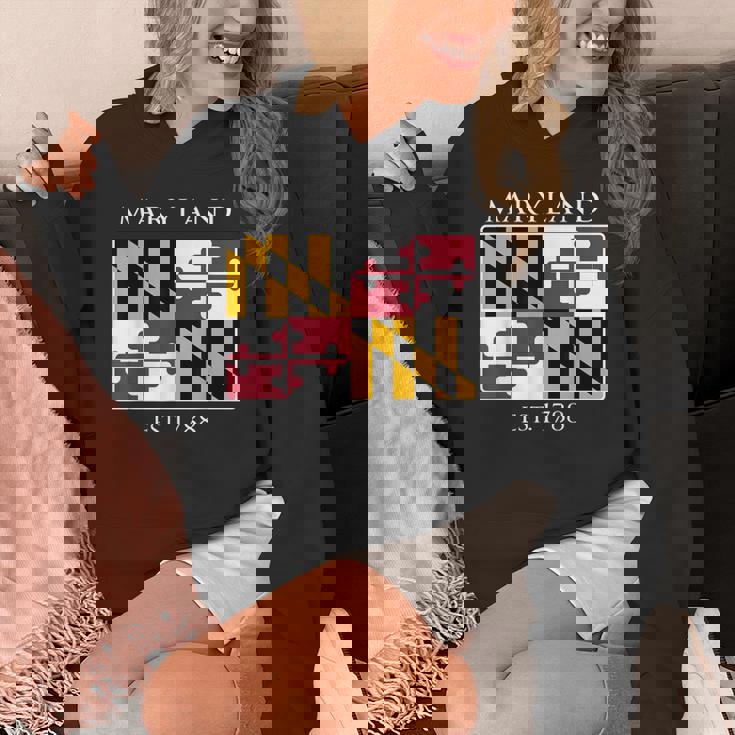 Maryland Flag 7Th Ustate 1788 Maryland Native パーカー