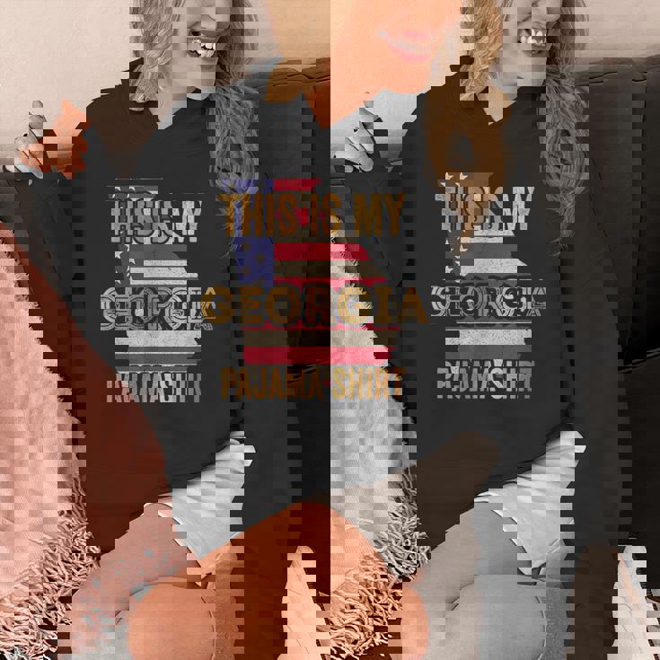 My Georgia パジャマ シャツ ファニー ジョージア パーカー