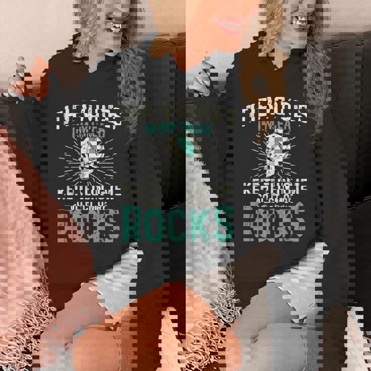 Theoices In My Head ロックコレクター ジオードハンター 地質学 パーカー