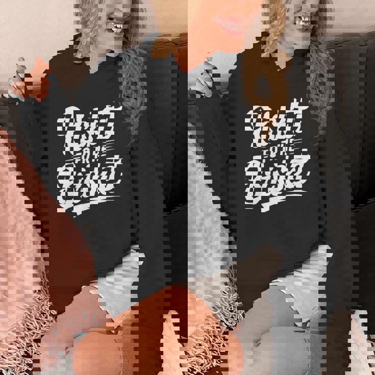 Risk It For The Brisket Bbqジョーク 長袖tシャツ パーカー