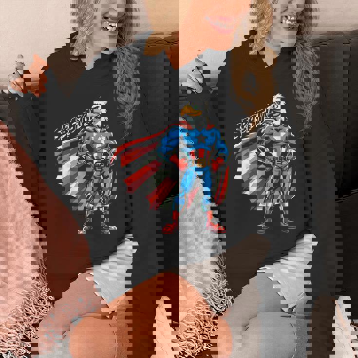 Sebastian Usa イーグル スーパーヒーロー 男の子用 名前 セバスチャン パーカー