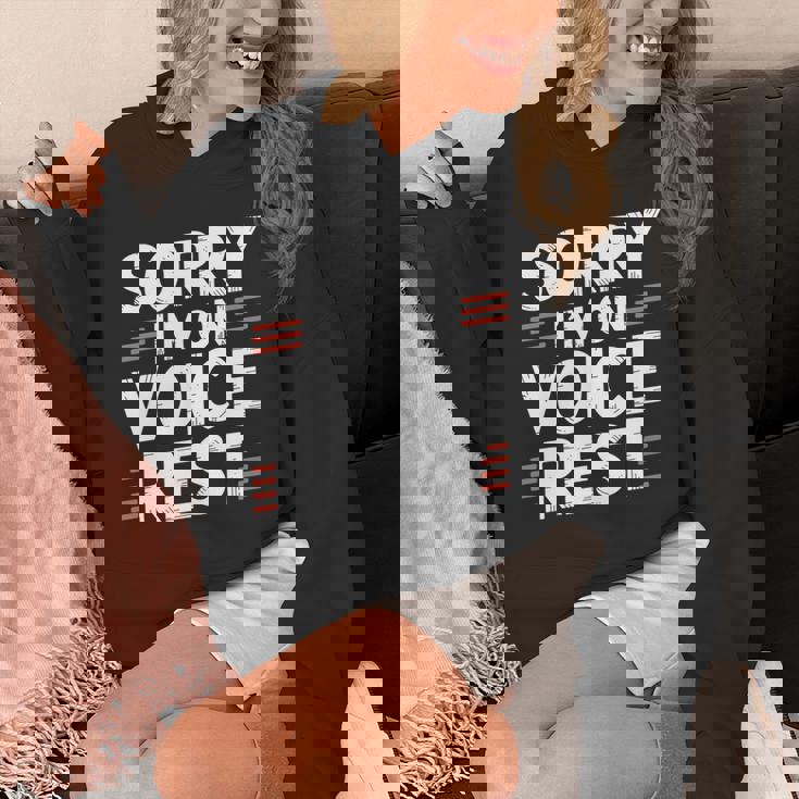 Sorry I'm Onoice Rest ボーカル合唱団の歌手休憩 パーカー