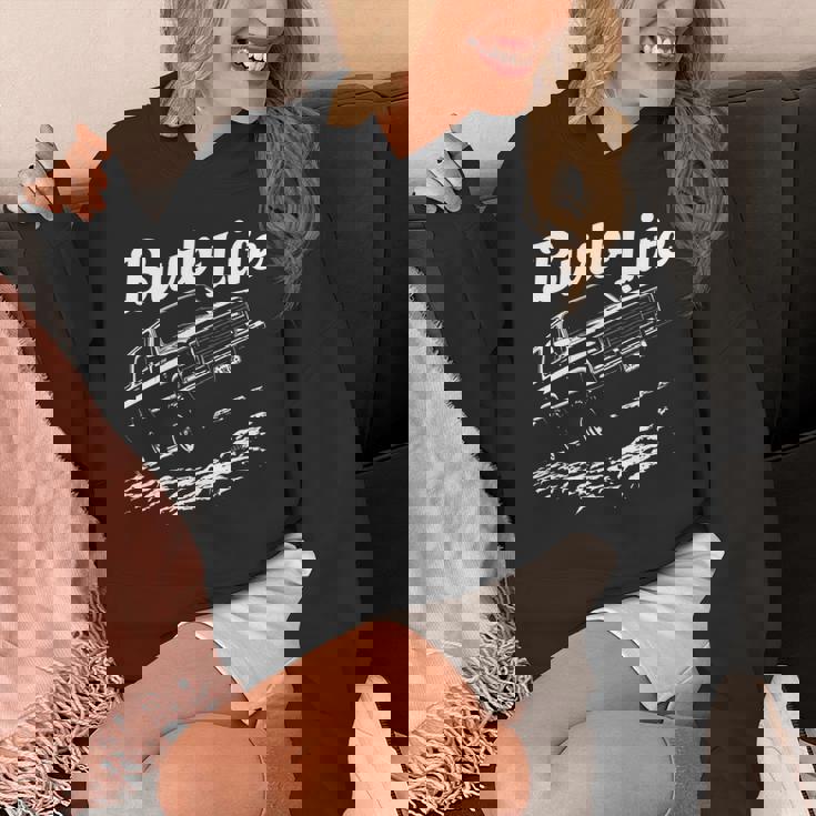 Squarebody Burb ライフトラック シルエット スクエアボディ サバーバン 長袖tシャツ パーカー