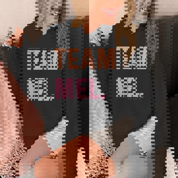 Team Mel 名前 パーカー