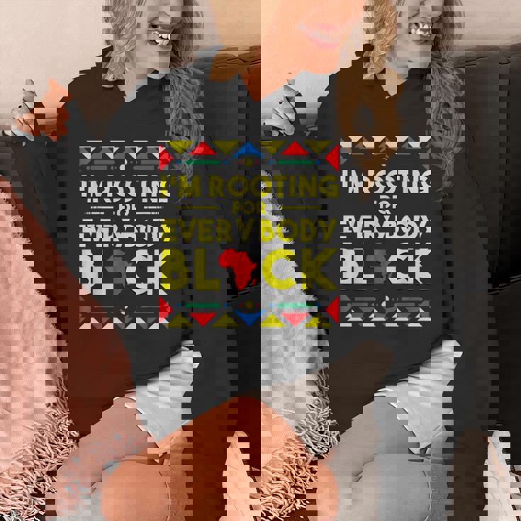 History I'm Rooting For Everybody ブラック アフリカ パーカー