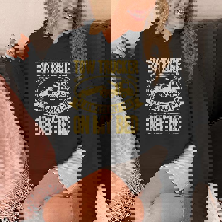 Tow Truck Driver Wrecker I Always Get You On My Bed パーカー