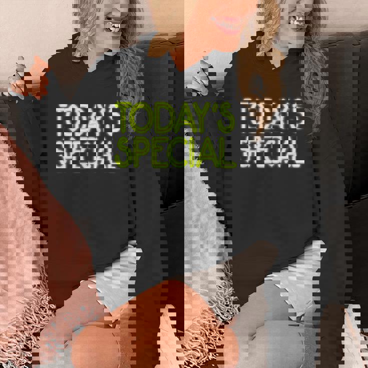 Trendy Neon Greenign Today'special パーカー