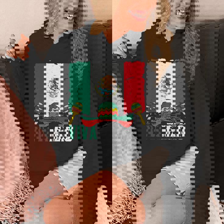 Viva Mexico ソンブレロ インディペンデンス メキシコ 国旗 メキシコ 長袖tシャツ パーカー