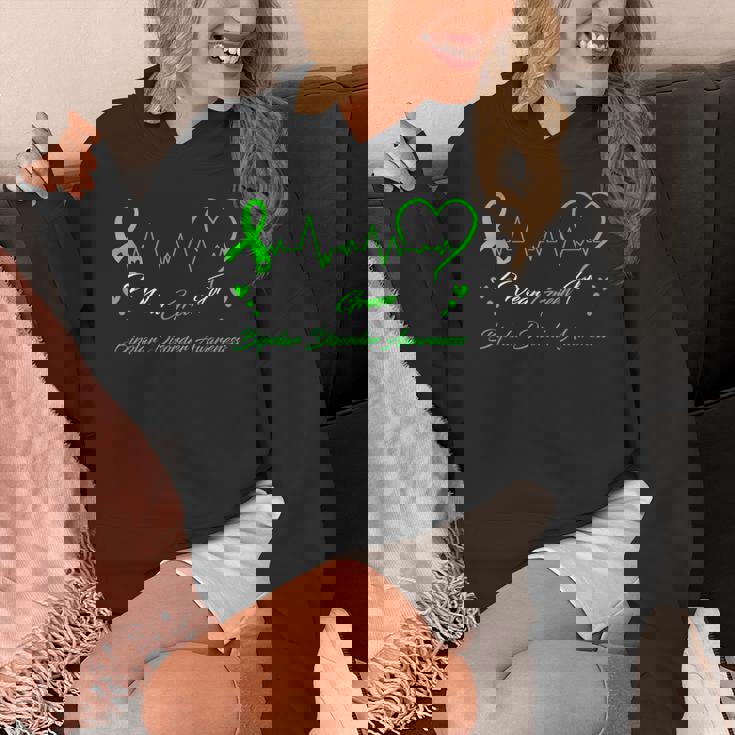 I Wear Green For Bipolar Disprder Awareness パーカー