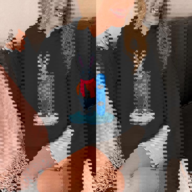 うさぎ スノーボーダー スノーボード スポーツ パーカー