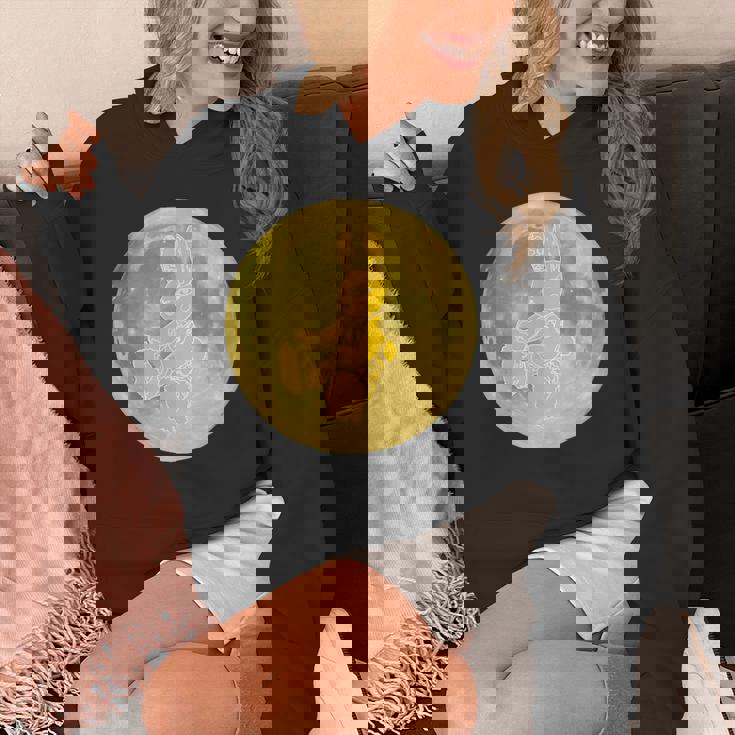 うさぎ星人 On The Yellow Moon パーカー