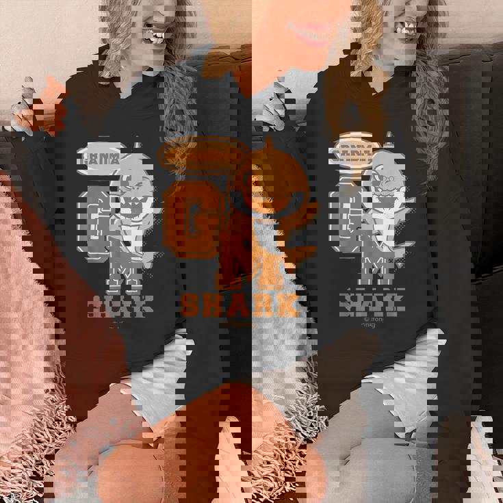 おばちゃんシャーク・レトロ・ベイシャーク・メゾーとサゾくプレゼント・キッズ・メンズ・ウーマンズ パーカー