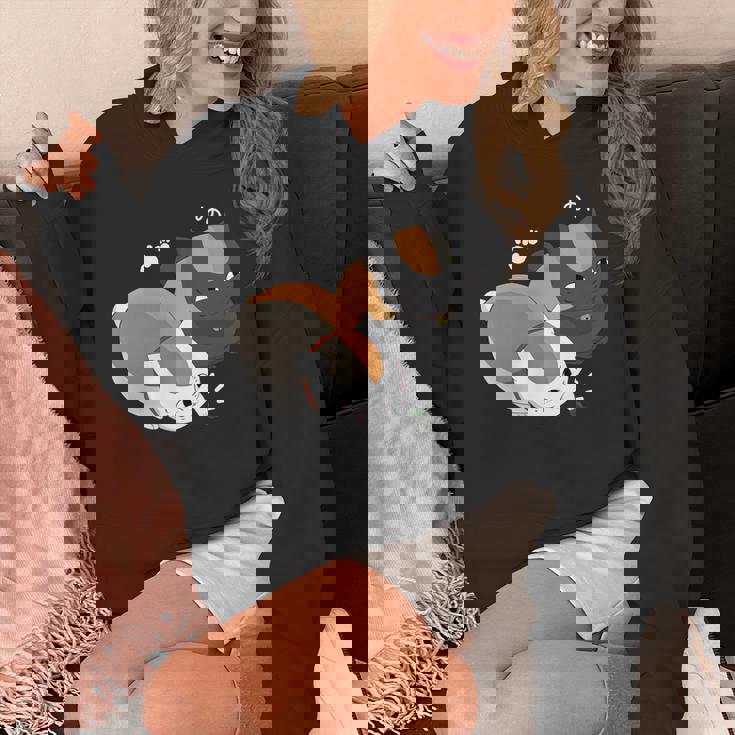 おもしろ猫ニャンコ先生 長袖tシャツ パーカー