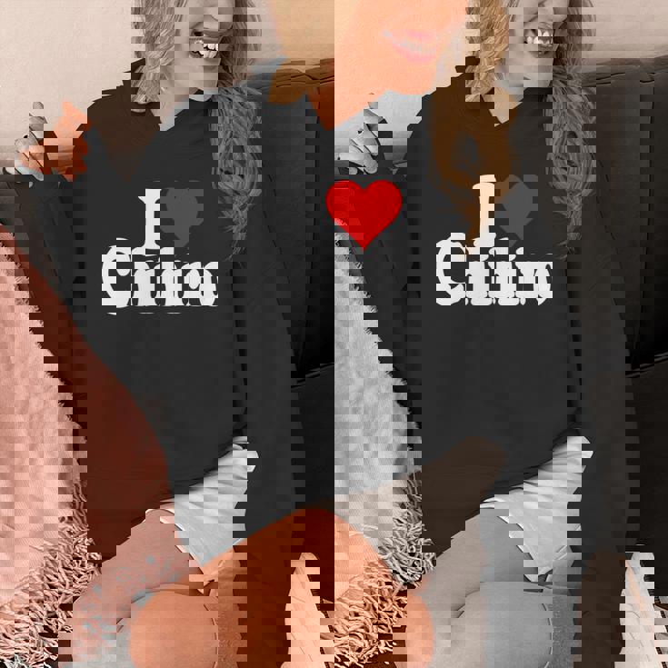 にハートのちひろの名前が大好き 長袖tシャツ パーカー