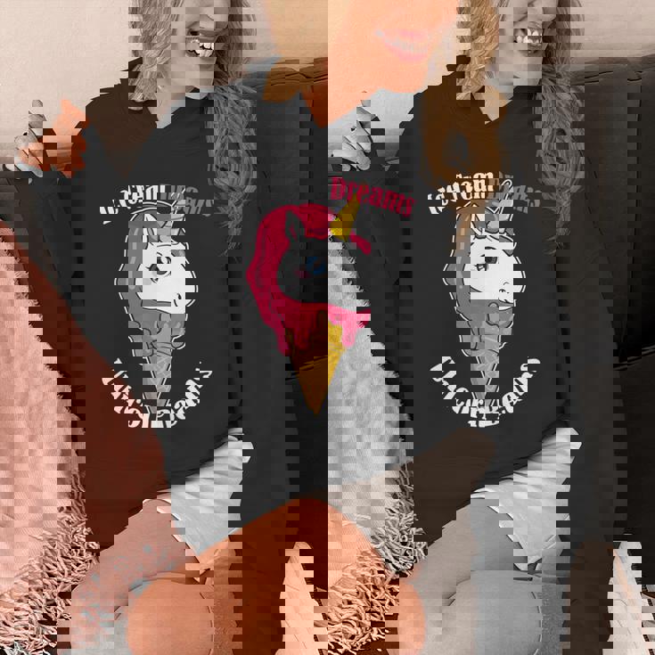 アイスクリーム 夢 ユニコーン ビームス スイーツ マジカル トリート 長袖tシャツ パーカー