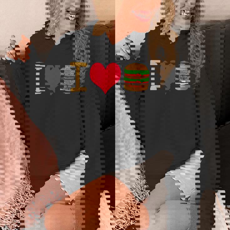 アイ・ラブ・デラックス・ハンバーガー パーカー