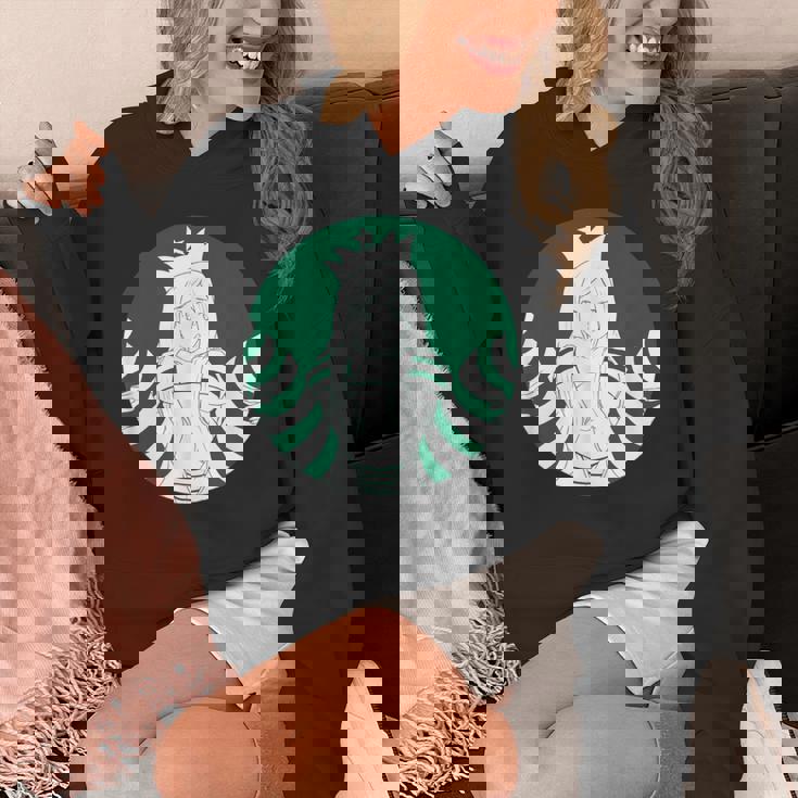 アニメスターセクシーセーラーグリーンマーメイドデザイン。 パーカー