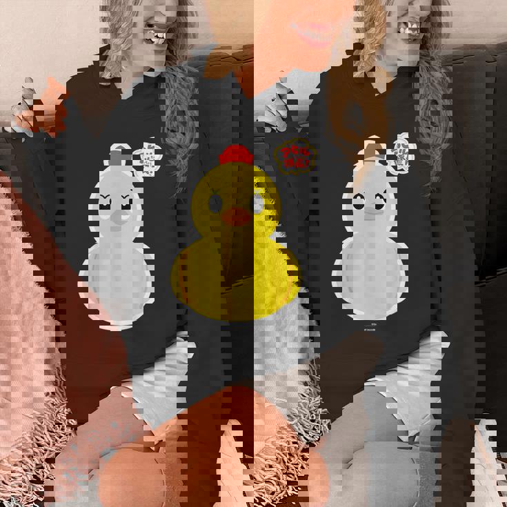 アヒル隊長ビッグプリント（正面） パーカー