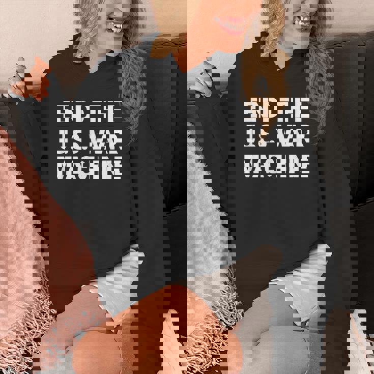 アメリカ戦争機械反戦平和抗議を終わらせよう。 パーカー