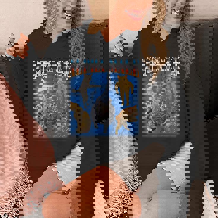 アルファ 男性 面白い ジョーク ミーム 大人 ユーモア 猫 ミーム パーカー