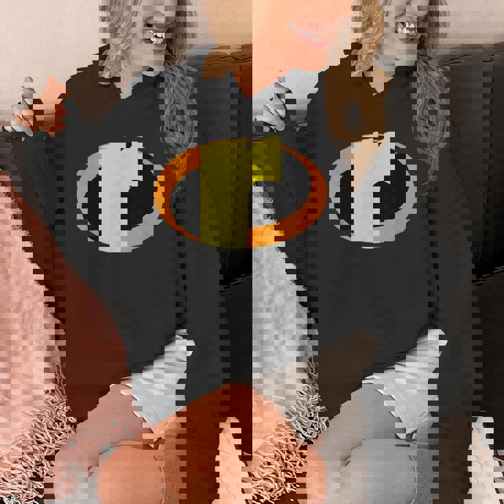 インクレディブル レター R アルファベット スーパーヒーロー キッズ ファミリー パーカー