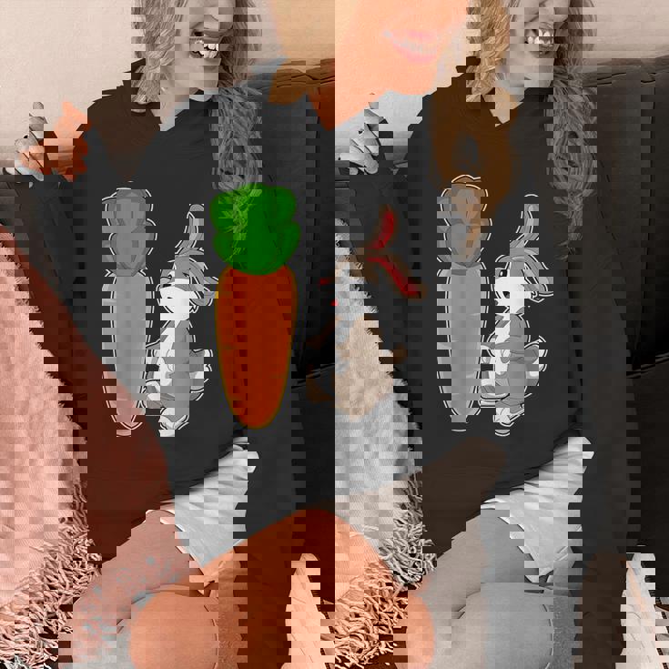 ウサギ ニンジン パーカー