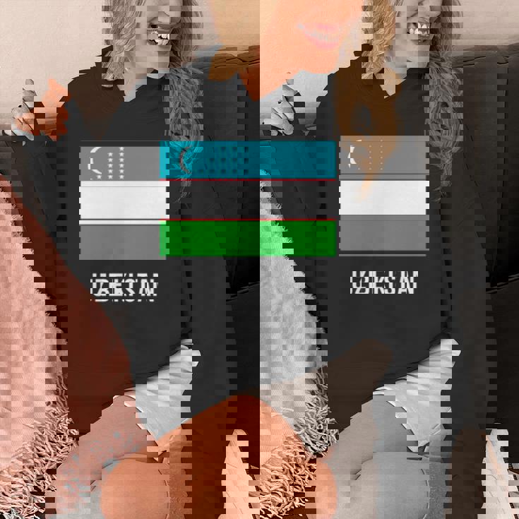 ウズベキスタン ウズベキスタン国旗 長袖tシャツ パーカー