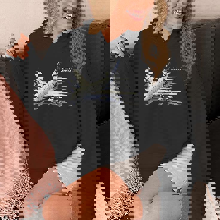 エアバスa380ターボジェット飛行機旅客機航空パイロットギフト パーカー