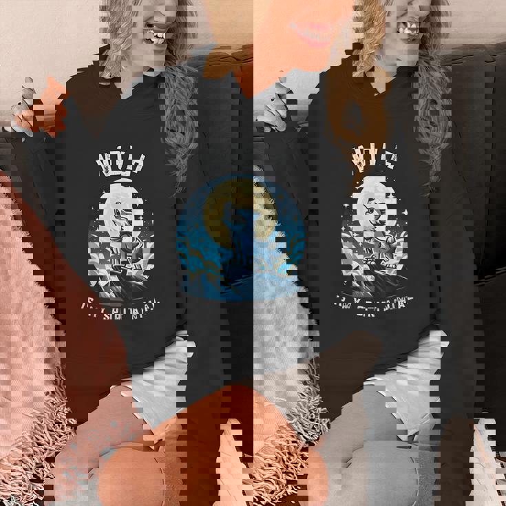 オオカミは私の精神 野生動物ファンのためのアニマル服 パーカー