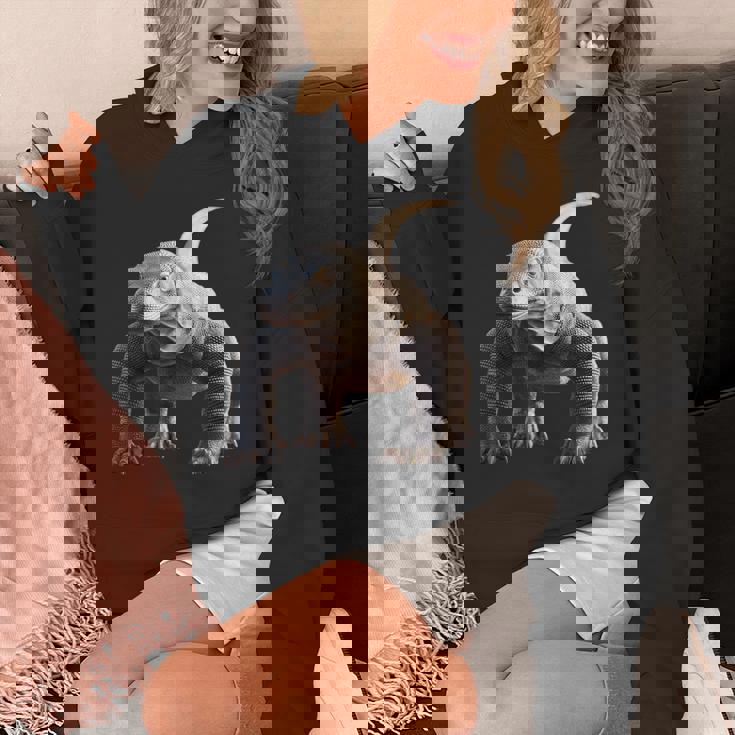 オオトカゲ 爬虫類 コモドドラゴン バンドドラゴン トカゲドラゴン パーカー