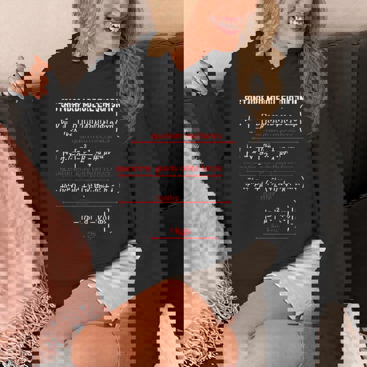 オタク標準模型方程式 物理学 数学科 先生 長袖tシャツ パーカー