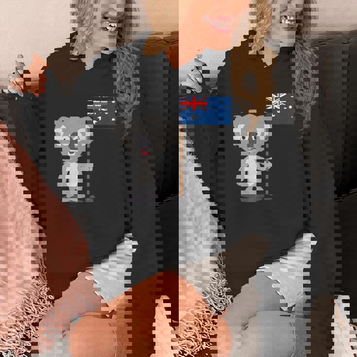 オーストラリアのコアラ オーストラリア国旗 パーカー