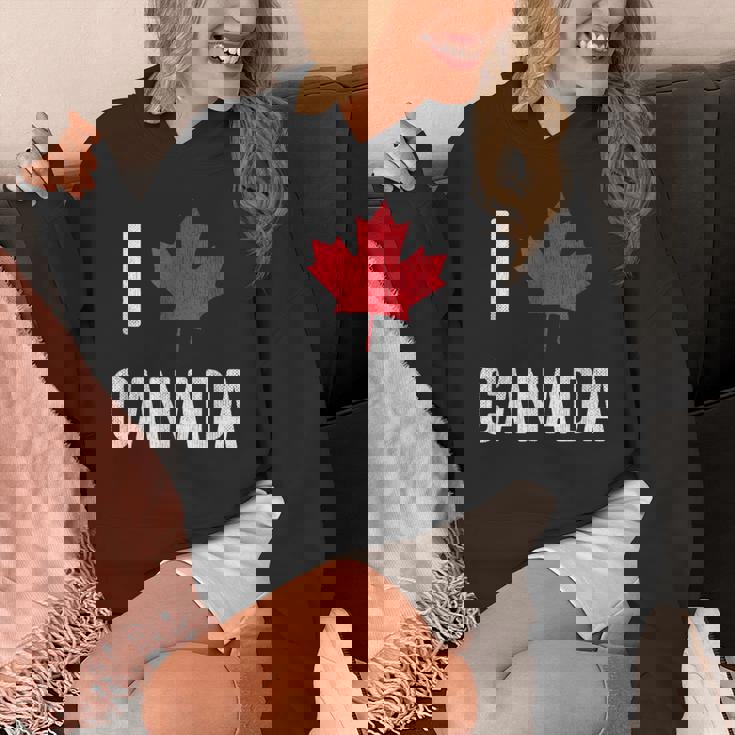 カナダ お土産 I Love Canada パーカー