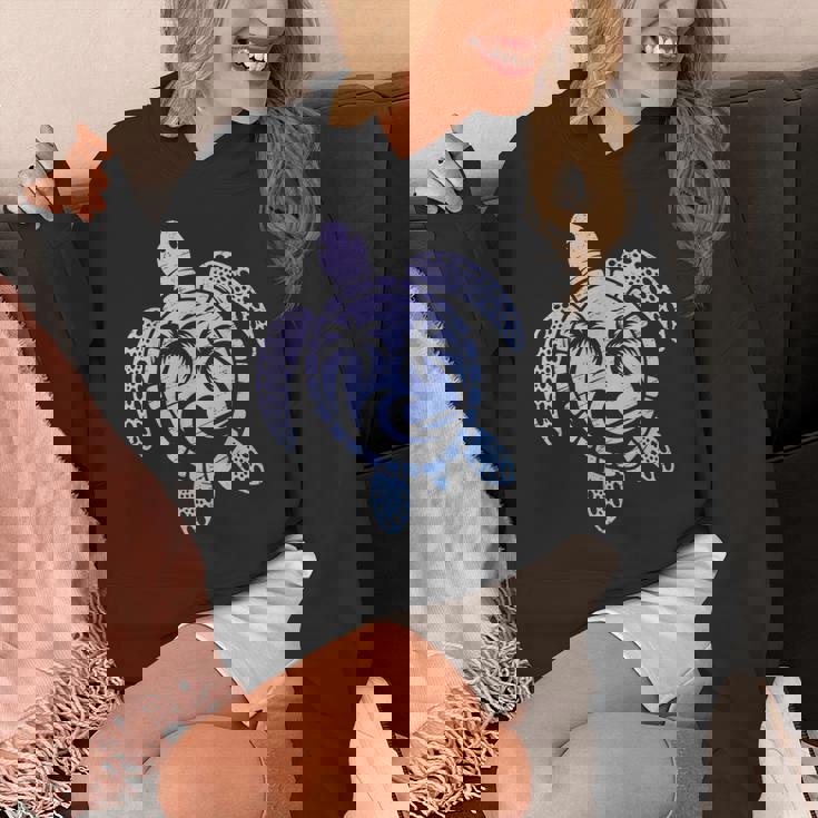 カメのモチーフ ヤシの木 波 フェス 夏 カメ サーフィン パーカー