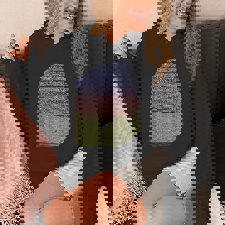 カラーロゼッタストーン 象形文字 ギリシャ デモティックス パーカー