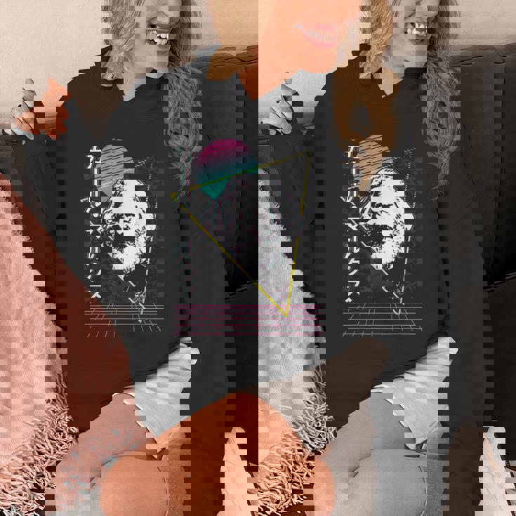 カール・マルクス 共産主義 共産主義 ヴェイパーウェーブ 美学 レトロ 80年代 パーカー