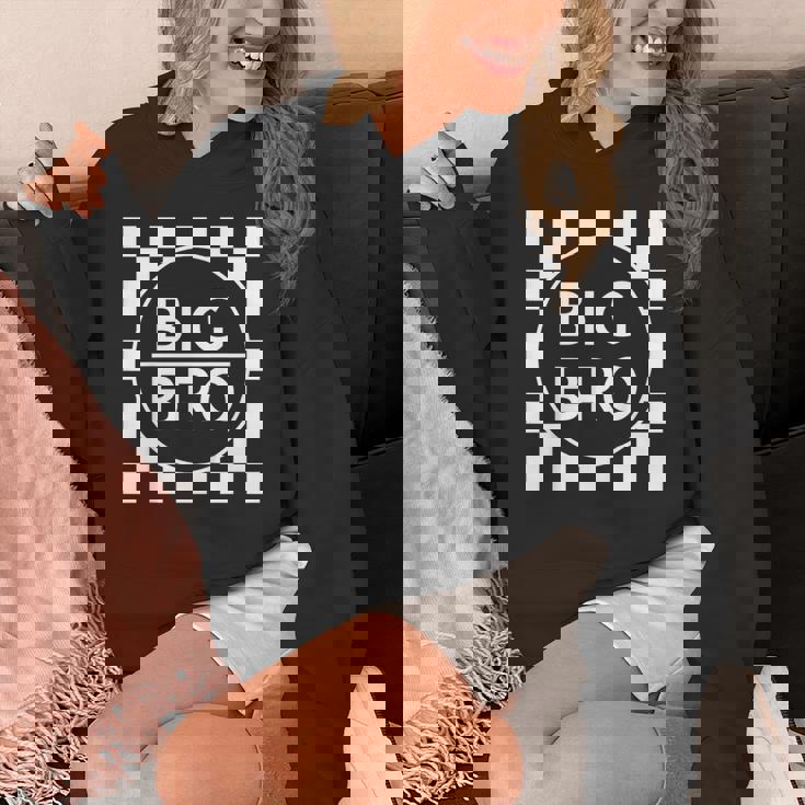 キッズ Big Brother シャツ 男の子 幼児 Big Bro アナウンスメント チェック パーカー