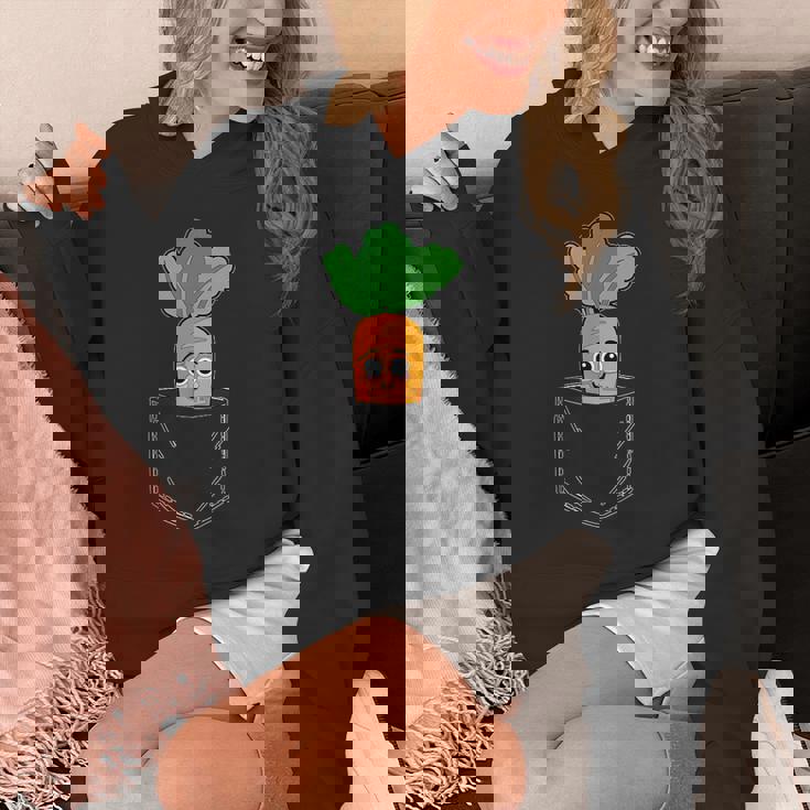 キャロットポケット おもしろキャロットインポケット パーカー