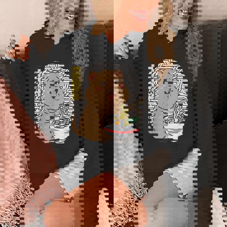 クオッカ、ラーメンを食べるクオッカ、クオッカカワイイ、クオッカ パーカー