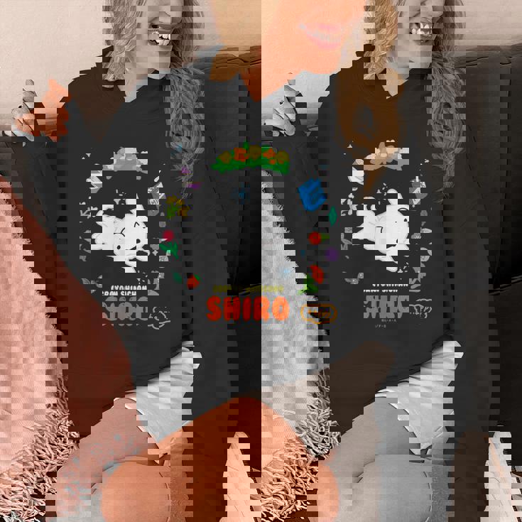 クレヨンしんちゃん Happyシロ フラワーリング パーカー