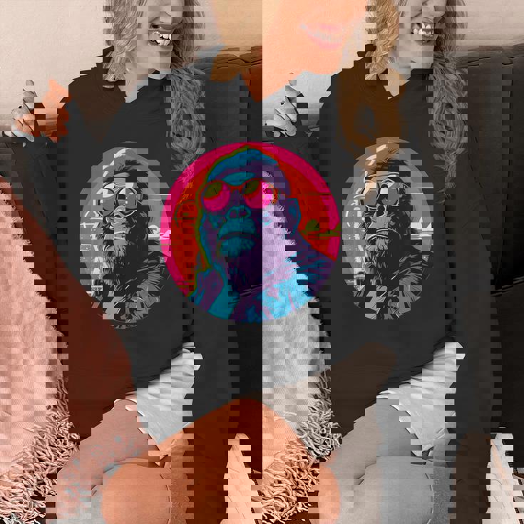 クールゴリラ サングラス付き サンセット ゴリラ パーカー