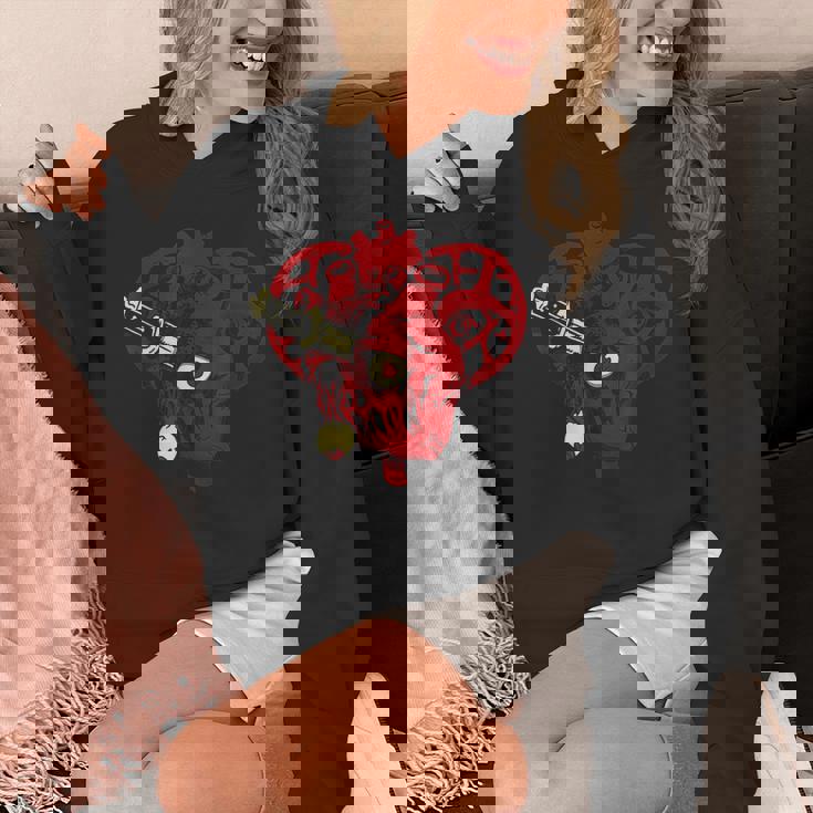 サイコビリー ホラー パンクロック Hr アンデッドハート パーカー