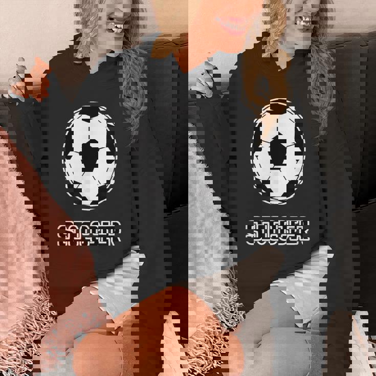 サッカー（サッカー部）Soccer 部活 クラブ【サッカーボール】スポーツ フットボール グッズ ウェア イラスト パーカー