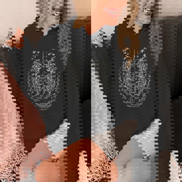 サックヤンタイタトゥーツインタイガームエーマジカルタイギフト パーカー